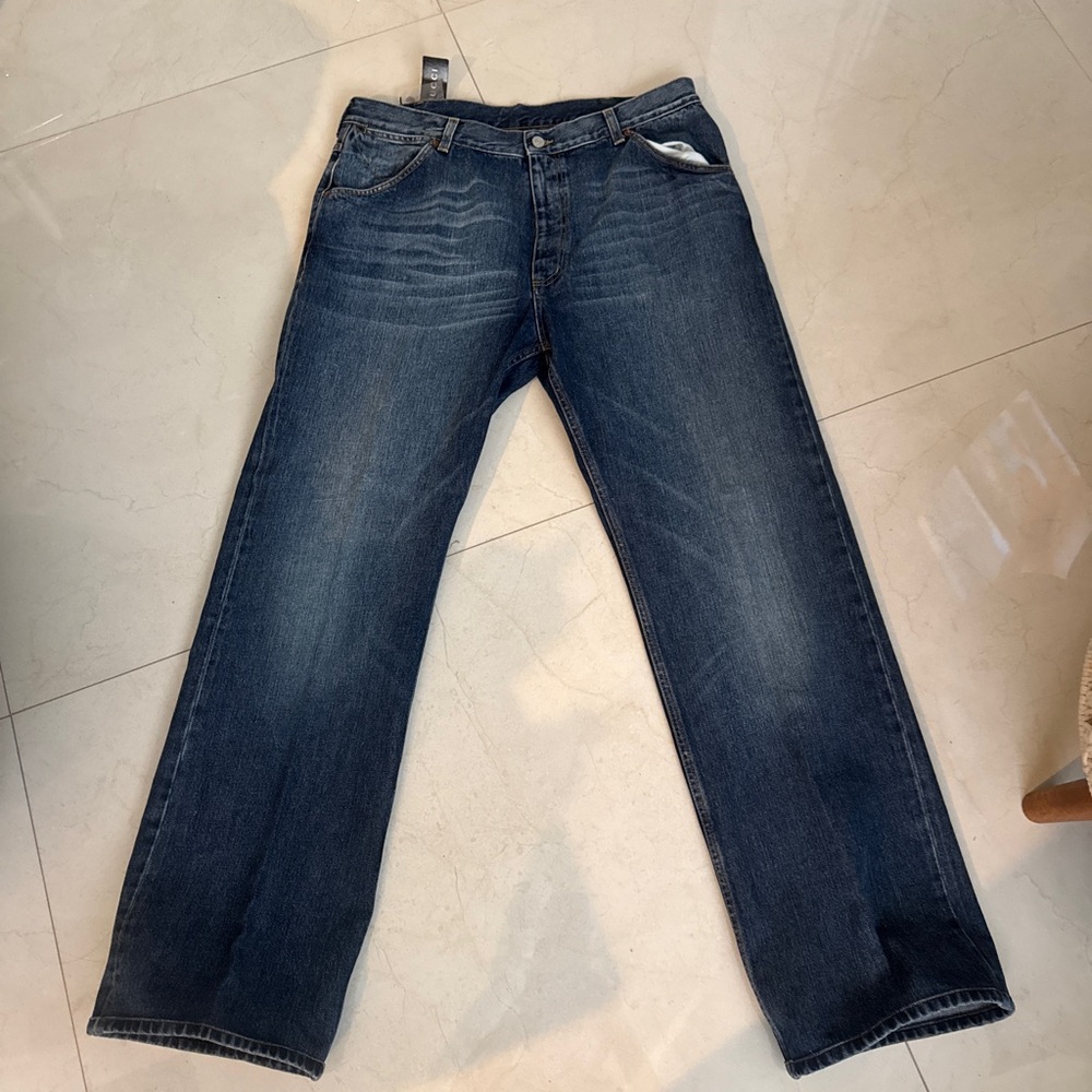Gucci Classic Blue Denim Jeans